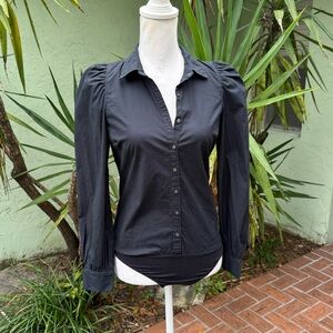 Abercrombie & Fitch Button Down Bodysuit